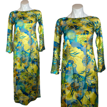 Load image into Gallery viewer, 1990's Floral Sheath Dress Size XS