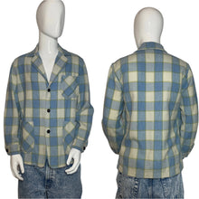 Load image into Gallery viewer, 1960's Blue and Green Pendleton 49er Jacket Size S