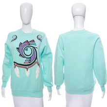 Load image into Gallery viewer, 1980's Pioneer Wear Mint Printed Sweatshirt Size M/L