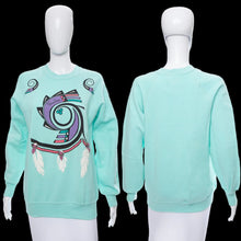 Load image into Gallery viewer, 1980s Pioneer Wear Mint Printed Sweatshirt Size M/L