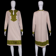 Load image into Gallery viewer, 1960's Don Manuel Screen Printed Poly Dress