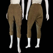 Load image into Gallery viewer, 1930s Wool Twill Jodhpurs with Suede Patches – Size S
