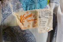 Load image into Gallery viewer, 1970's Rose Print Cotton Mini Dress Size S