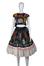 Load image into Gallery viewer, 1940's Embroidered Tijuana Skirt and Blouse Size XS