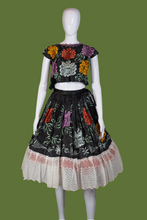 Load image into Gallery viewer, 1940s Embroidered Tijuana Skirt & Blouse Set – Size XS