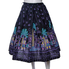 Load image into Gallery viewer, 1950's Rare Saul Steinberg "Tin Horn Holiday" Novelty Skirt Size S