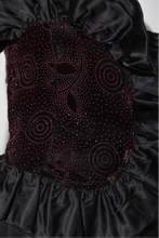 Load image into Gallery viewer, 1980's Sexy Black Gunne Sax Cocktail  Dress - Size XS