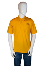 Load image into Gallery viewer, 1970's Yellow Polyester Pullover Bowling Shirt Size M