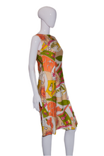 Load image into Gallery viewer, 1960's Breezy Novelty Print Hawaiian Dress - Size S/M