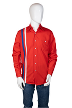 Load image into Gallery viewer, 1970's Striped Mechanic's Shirt Size M/L