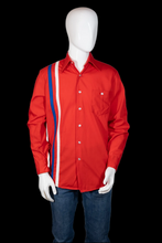 Load image into Gallery viewer, 1970s Work Wear Corp Striped Mechanic's Shirt – Size M/L