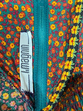 Load image into Gallery viewer, 1970's Autumn Hippie Floral Dress Size M