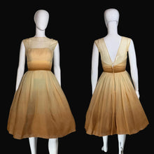 Load image into Gallery viewer, Gold dress on a mannequin against a plain background