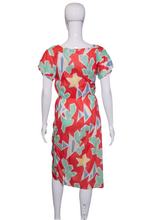 Load image into Gallery viewer, 1980's Abstract New Wave Cotton Dress Size S/M