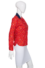 Load image into Gallery viewer, 1950's Novelty Print Deadstock Blouse - Size XS