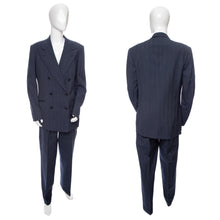 Load image into Gallery viewer, 1940's Fintex Navy Two Piece Suit Size L