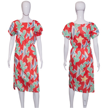 Load image into Gallery viewer, 1980's Abstract New Wave Cotton Dress Size S/M