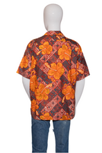 Load image into Gallery viewer, 1970's Barefoot in Paradise Hawaiian Shirt Size L