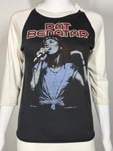 Load image into Gallery viewer, 1981 Pat Benatar Crimes of Passion Raglan Concert Tee Size S