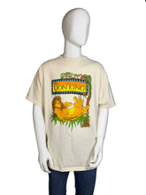 Load image into Gallery viewer, Beige t-shirt with 'The Lion King' graphic on a mannequin against a white background