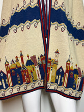 Load image into Gallery viewer, Decorative cape with  pattern on a white background