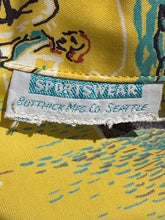 Load image into Gallery viewer, 1952 Rayon Seattle Centennial Souvenir Men’s Shirt Size S