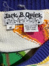 Load image into Gallery viewer, 1990’s Novelty Knit Golf Cardigan Size S/M