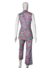 Load image into Gallery viewer, 1960's Psychedelic Cotton Tunic and Pants Duo - Size S