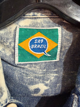 Load image into Gallery viewer, 1980's Acid Washed Denim Button Up - Size XL