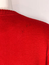 Load image into Gallery viewer, 1955 Red and Blue Letterman's Sweater - Size M