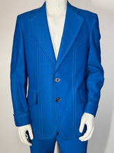 Load image into Gallery viewer, 1970's Royal Blue Lasso Suit - Size 40