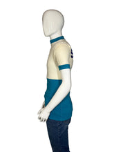 Load image into Gallery viewer, Mannequin wearing a vintage cycling jersey with 'Schlitz Light Tucson' text on a plain background
