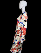 Load image into Gallery viewer, 1980's Silk Floral Valentino Dress Size M