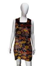 Load image into Gallery viewer, Mannequin wearing a colorful floral dress on a white background