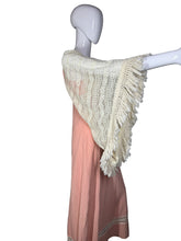 Load image into Gallery viewer, 1970's Pink and Cream Gauze Prairie Dress - Size S
