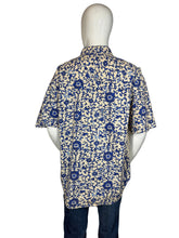 Load image into Gallery viewer, 1980's Bugle Boy Pinstriped Cotton Button Up Size L