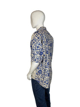 Load image into Gallery viewer, 1980's Bugle Boy Pinstriped Cotton Button Up Size L