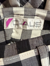 Load image into Gallery viewer, 1980's Black and White Gingham Circle Skirt - Size 26 S