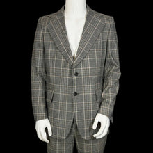 Load image into Gallery viewer, Gray checkered suit on a mannequin against a plain background