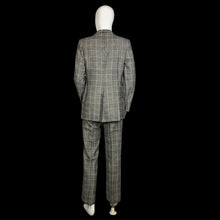 Load image into Gallery viewer, Gray checkered suit on a mannequin against a white wall.