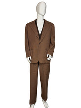 Load image into Gallery viewer, Brown suit on a mannequin against a white wall