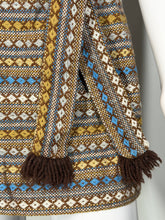 Load image into Gallery viewer, 1960's Woven Belted Tapestry Mini Skirt - Size S