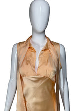 Load image into Gallery viewer, 1940's Peach Silk Bias cut Nightgown - Size S