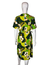 Load image into Gallery viewer, 1960's Psychedelic Floral Dress - Size XL