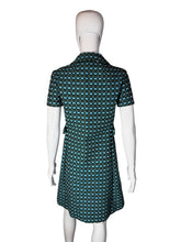 Load image into Gallery viewer, 1960's Green and Blue Checkered Dress - Size M