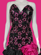 Load image into Gallery viewer, Close up of bodice showing beading detail