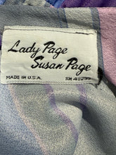 Load image into Gallery viewer, close up of a label that says "Lady Page Susan Page"