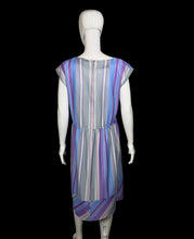 Load image into Gallery viewer, Striped dress on a mannequin against a white wall