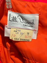 Load image into Gallery viewer, 1960's Red Lilli Diamond Evening Gown - Size XS