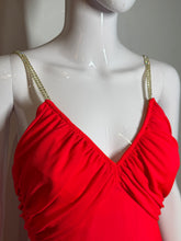 Load image into Gallery viewer, 1960's Red Lilli Diamond Evening Gown - Size XS